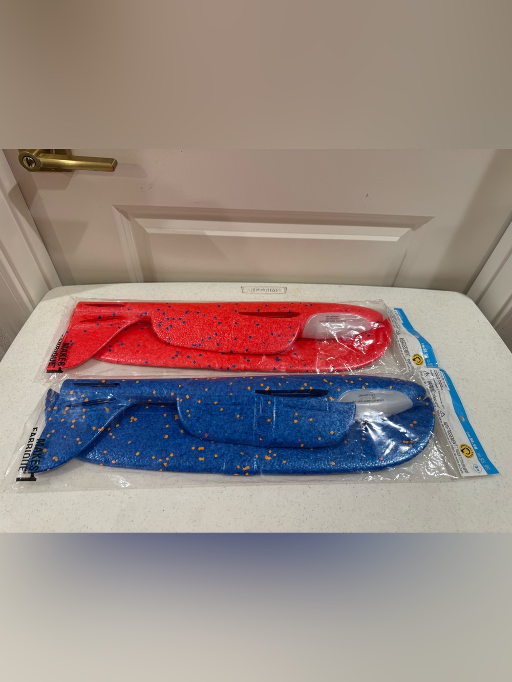 Creatology Blue & Red Light Up Glider Plane Set ~ NEW